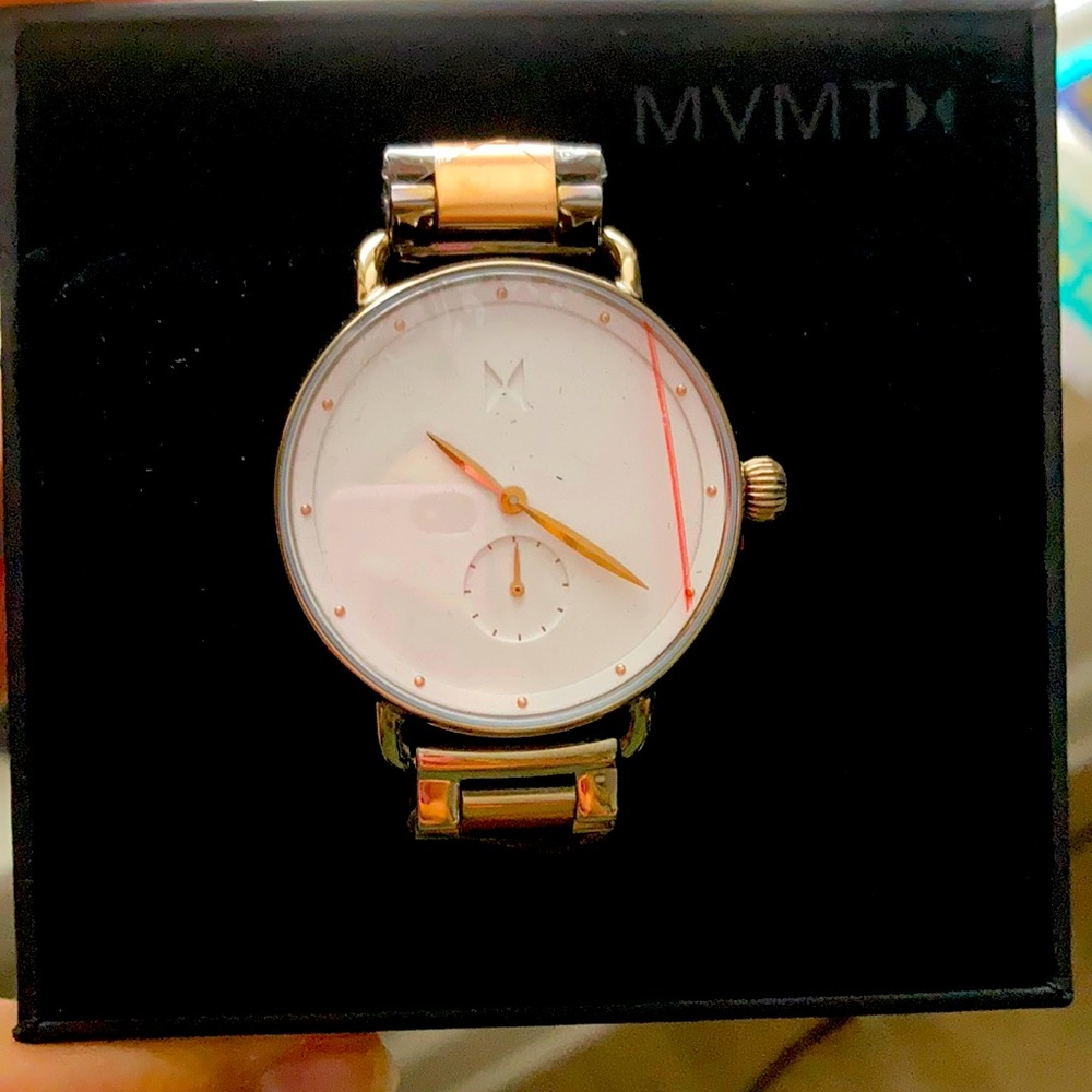 MVMT jaded rose watch 36mm
